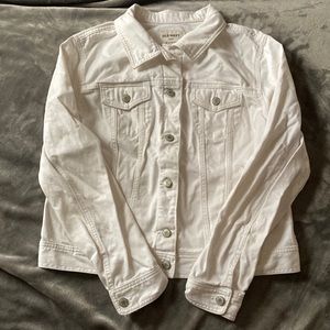 Old Navy White Denim Jacket